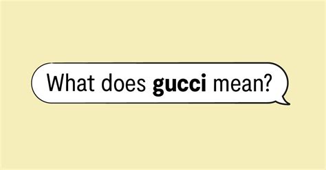 human Gucci meaning